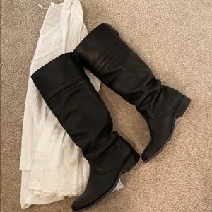 Frye black boots, size 6